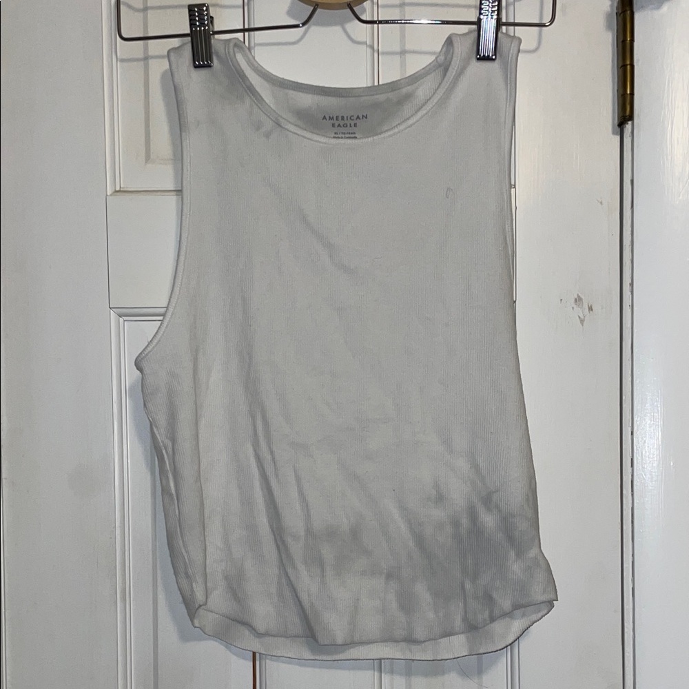 American Apparel Women's Light Gray Tank Top